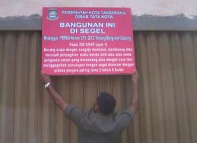Vouzan Futsal Disegel Pemkot Tangerang