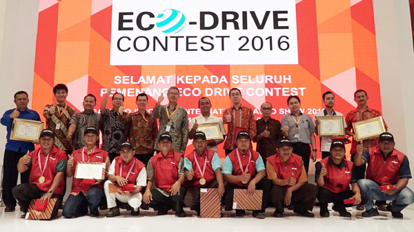 Para pemenang Eco Contest Drive 2016 yang digelar perdana. (ist0